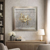 Clare Wright, Velveteen Moonscape Platinum Mini - Framed