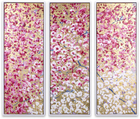 Spring Embrace (Triptych) by Antonio Sannino