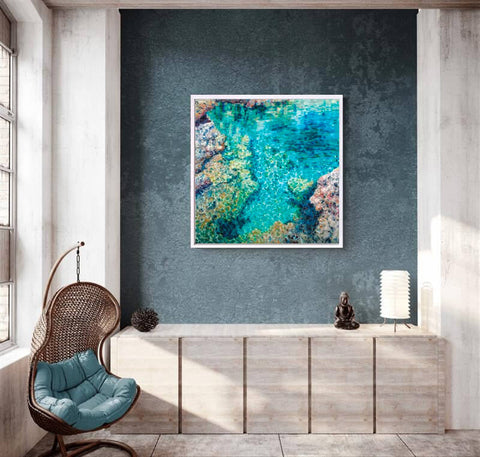Towards the Deep by Antonio Sannino, displayed on a wall