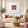 Clare Wright, 3D Daisy Multicolour - Framed