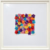 Clare Wright, 3D Daisy Multicolour - Framed