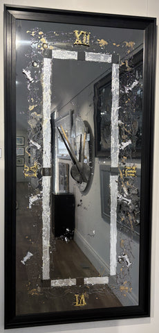 Clare Wright, Cartier Clock - Framed