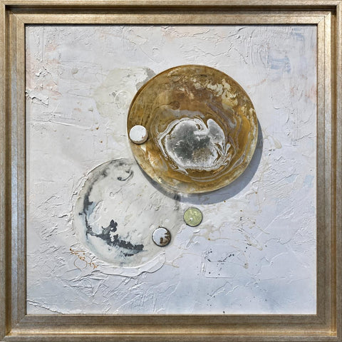 Clare Wright, Cosmic Square - Framed