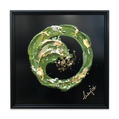 CLARE WRIGHT - Halo Green & Gold - Small