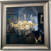 Clare Wright, Orbit Gold Small - Framed