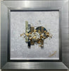 Clare Wright, Velveteen Moonscape White Mini - Framed