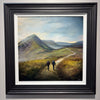 Danny Abrahams, Footsteps to the Sky - Framed