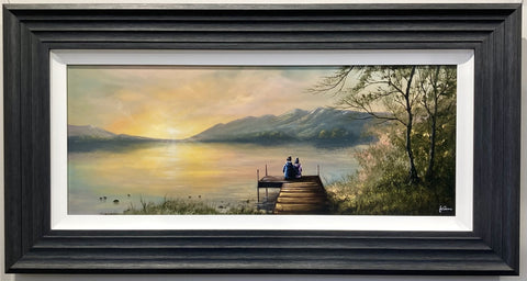 Danny Abrahams, I Could Sit Here Forever and a Day - Framed