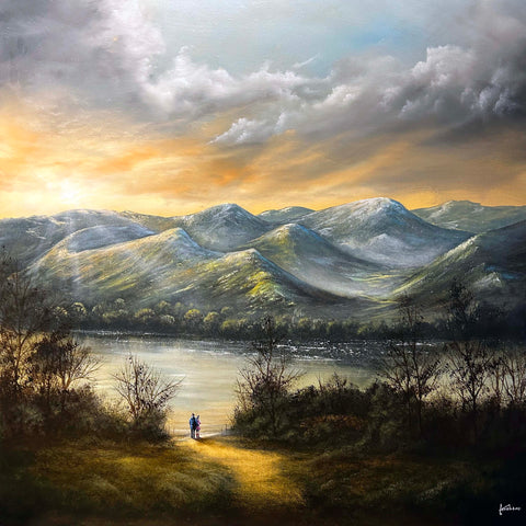 Danny Abrahams, Idyllic Peaceful What More Could You Wish for - Framed