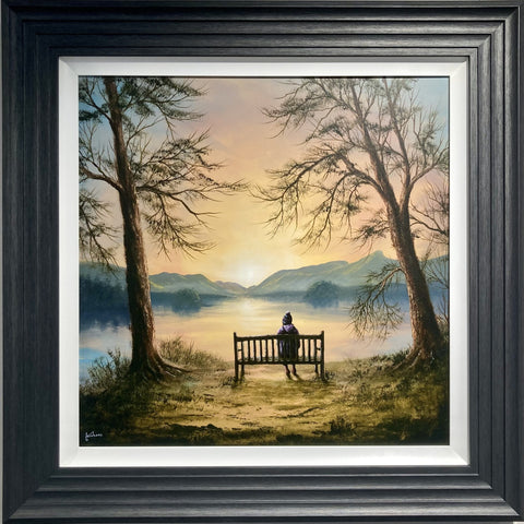 Danny Abrahams, Just Me and a Flask of Tea - Framed