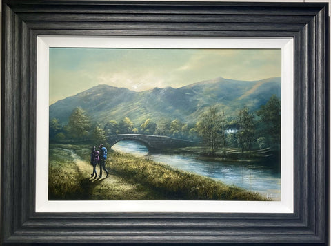 Danny Abrahams, Looking Forward to a Pot of Tea and a Scone - Framed