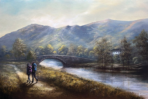 Danny Abrahams, Looking Forward to a Pot of Tea and a Scone - Framed