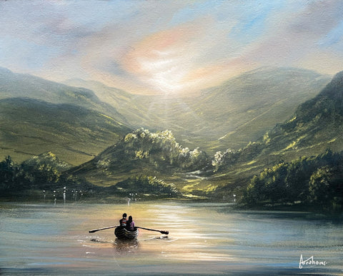 Danny Abrahams, Quiet Reflections - Framed