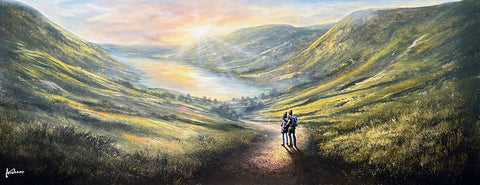 Danny Abrahams, Take a Moment, Turn... The most beautiful view isn't always ahead - Framed