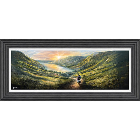 Danny Abrahams, Take a Moment, Turn... The most beautiful view isn't always ahead - Framed
