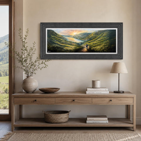 Danny Abrahams, Take a Moment, Turn... The most beautiful view isn't always ahead - Framed