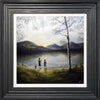 Danny Abrahams, Waiting for a Bite Original - Framed