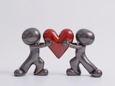 DOUG HYDE - Heart to Heart Bronze Sculpture