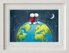 Doug Hyde, Love Makes The World Go Round - Framed