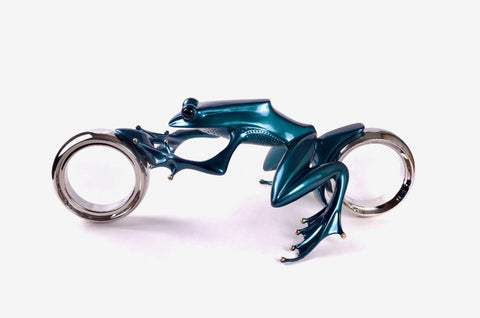 Frogman Bronzes, Bonneville Blue - Sculpture