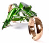 Frogman Bronzes, Bonneville Green - Sculpture