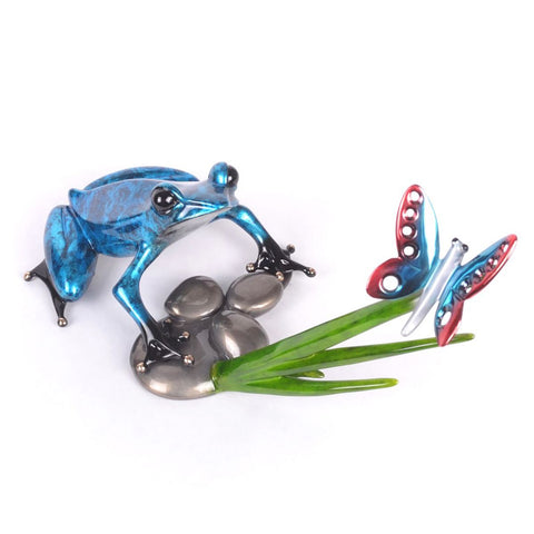 Daydream Frogman Bronze by Tim Cotterill - Front