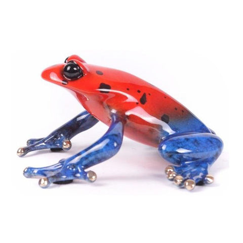 Leapold Frogman Bronze by Tim Cotterill - Side
