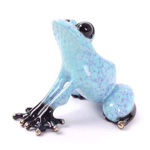 Frogman Bronze - Capri - sky blue patina