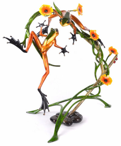 Frogman Bronzes, Eden - Sculpture