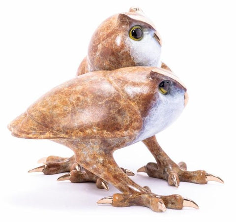 Frogman Bronzes, Hoo's Who - Sculpture