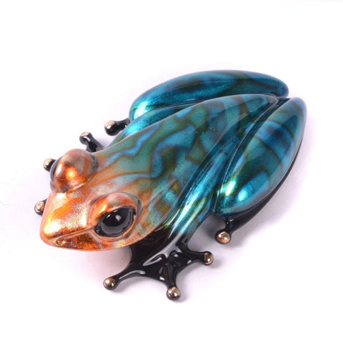 Springtime Frogman Bronze by Tim Cotterill - side view