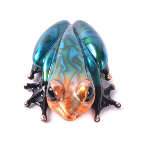 Springtime Frogman Bronze by Tim Cotterill - top view