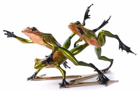 Frogman Bronzes, Symphony of Spring - Sculpture