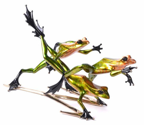 Frogman Bronzes, Symphony of Spring - Sculpture