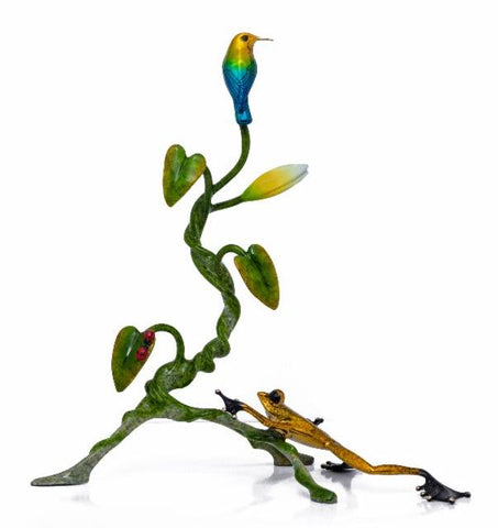 Frogman Bronzes, Zen Garden - Sculpture