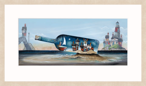 Gary Walton, The Clock Tower - Framed