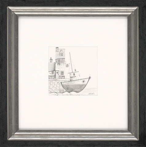 Gary Walton, The Ship Original Study - Framed