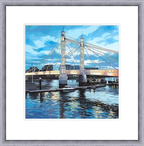 Jo Quigley, Albert Bridge - Framed