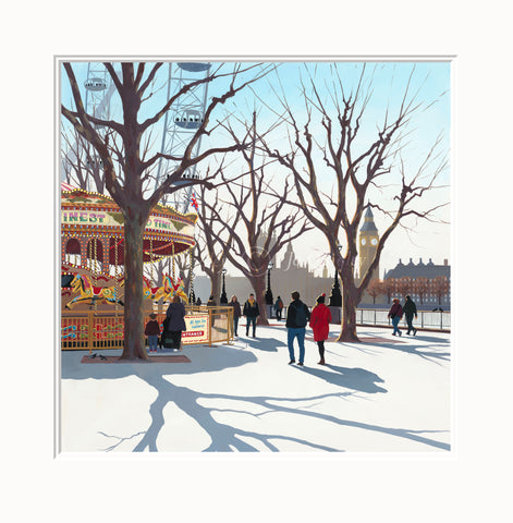 Jo Quigley, Carousel II - Framed
