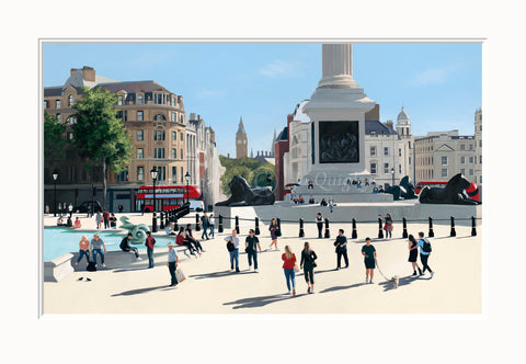 Jo Quigley, Late Summer Trafalgar Square II