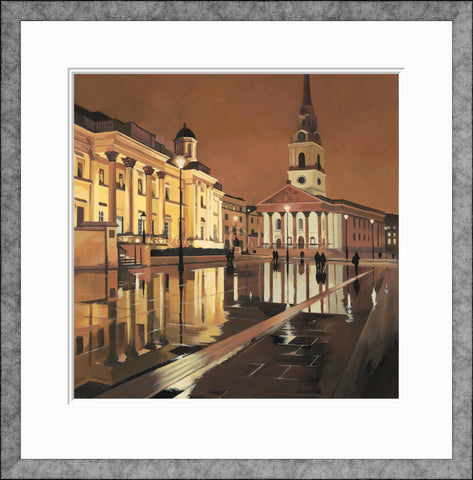 Jo Quigley, Night Time View, London - Framed