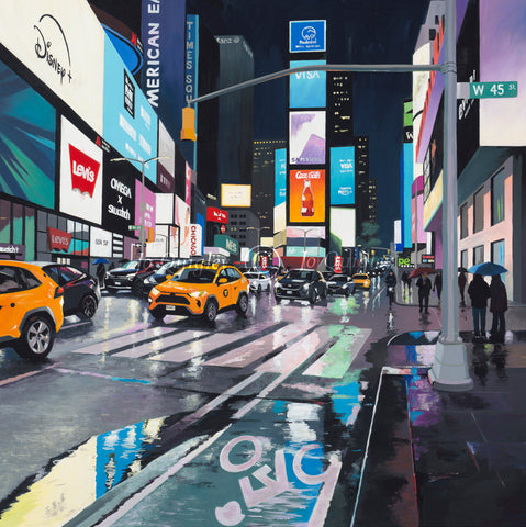Jo Quigley, Rainy Night, Times Square