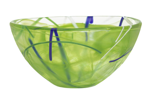 Kosta Boda, Contrast Bowl Lime 160mm 