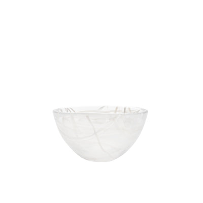KOSTA BODA - Contrast Bowl White/White 160mm