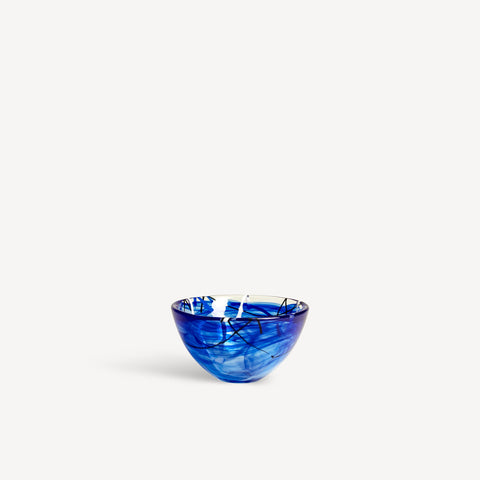 Kosta Boda, Contrast Bowl Blue 160mm