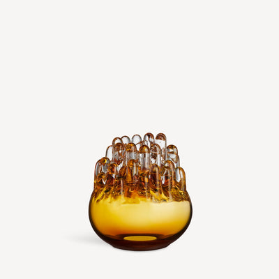 KOSTA BODA - Polar Votive Amber 200mm