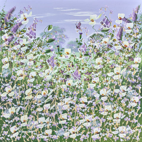 Mary Shaw, Wildflower Paradise VI Original - Framed