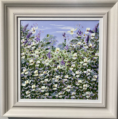Mary Shaw, Wildflower Paradise VI Original - Framed