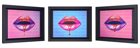 Maxim, Read My Lips - Framed