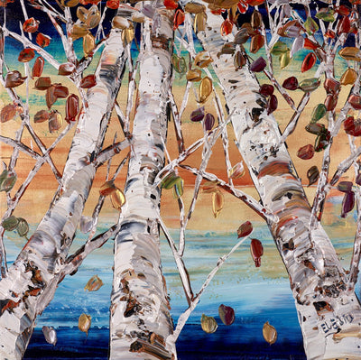 MAYA EVENTOV - Silver Birch By The Sea - Original